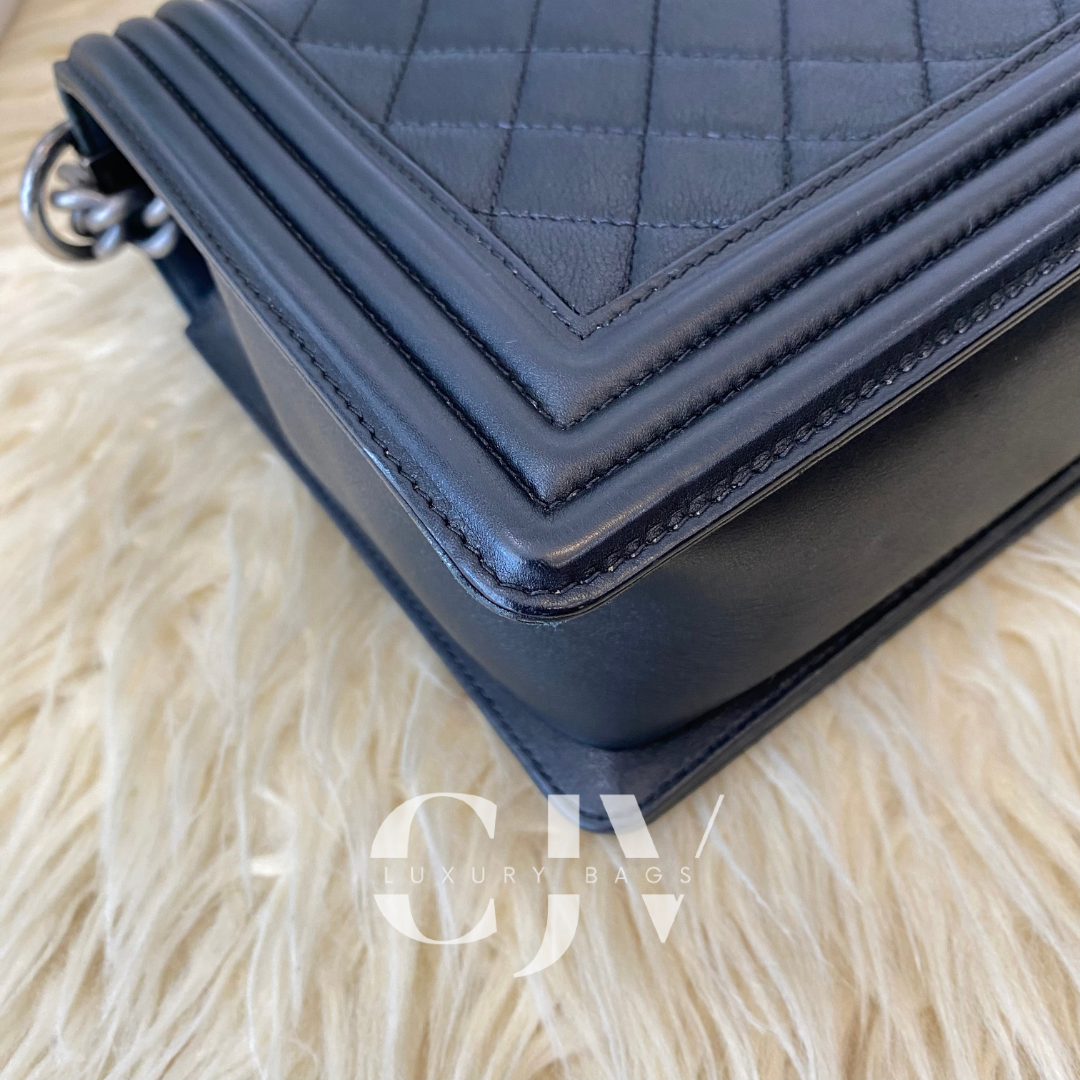 Chanel Leboy New Medium Black RHW (S19)