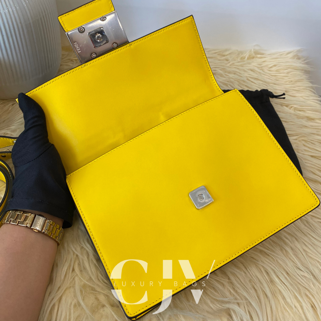 Fendi Flat Bagutte Yellow