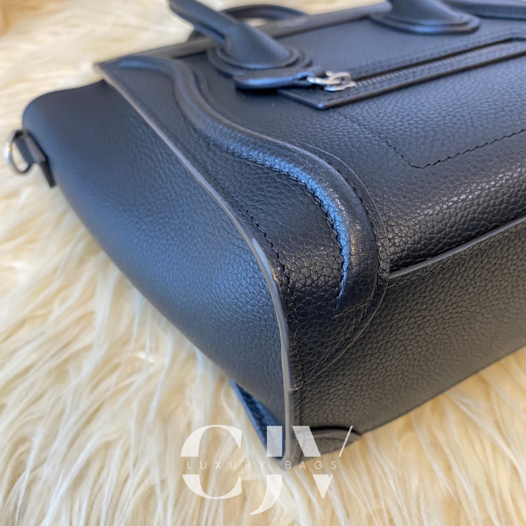 Celine Nano Luggage Black