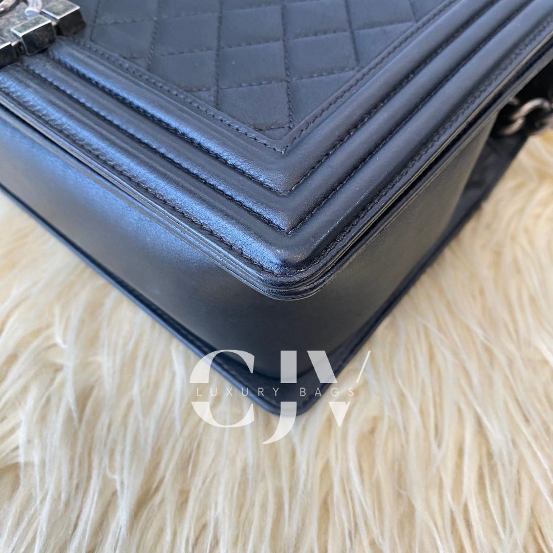 Chanel Leboy New Medium Black RHW (S19)