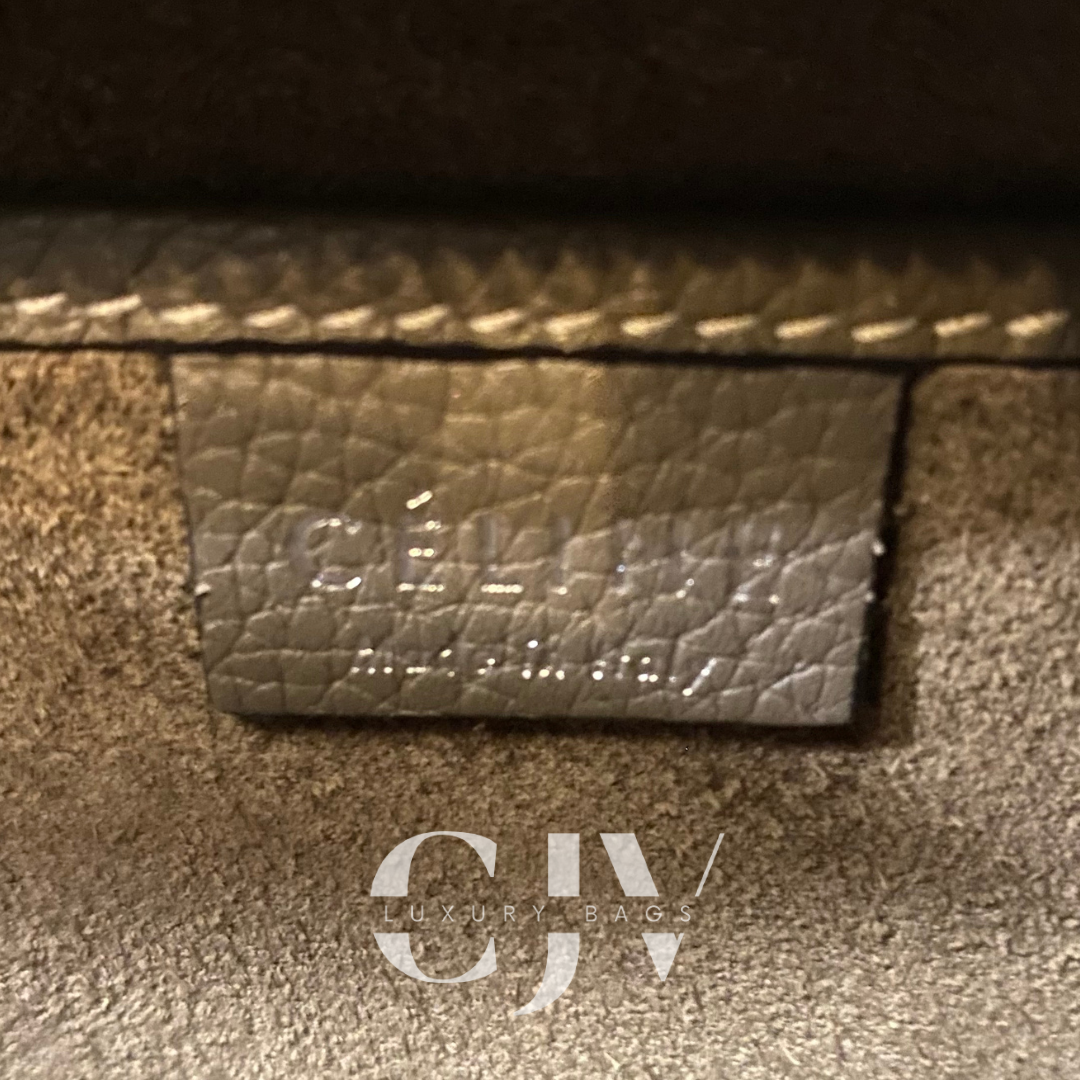 Celine Luggage Nano Etoupe