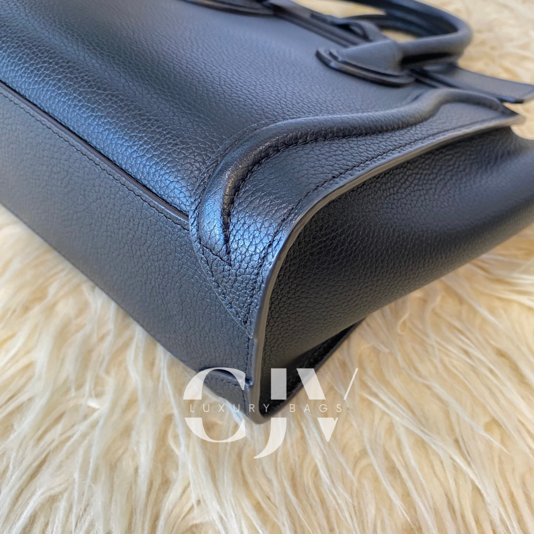 Celine Nano Luggage Black