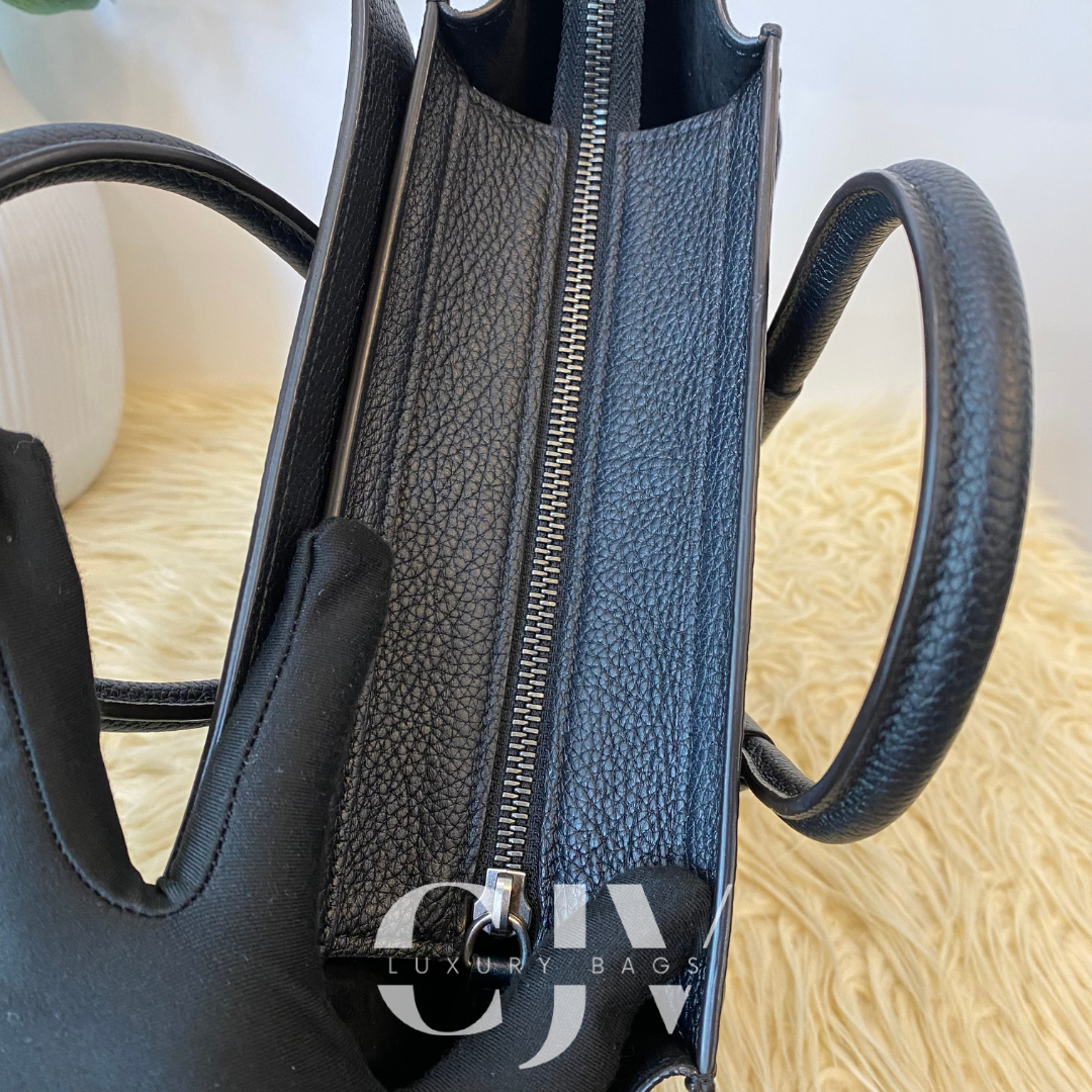 Celine Luggage Nano Black