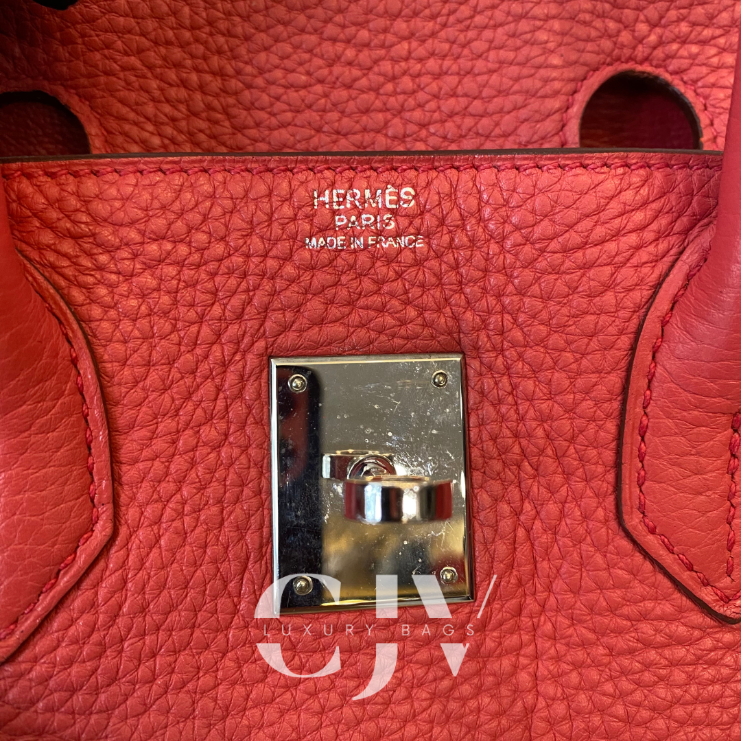 Hermes Birkin 30 Red PHW