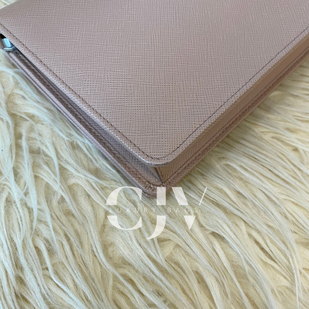 Prada Saffiano Woc Beige