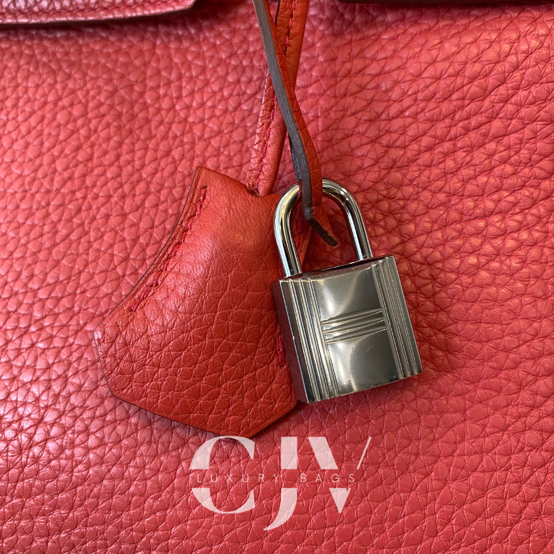 Hermes Birkin 30 Red PHW