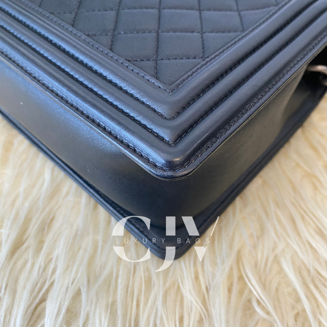 Chanel Leboy New Medium Black RHW (S19)