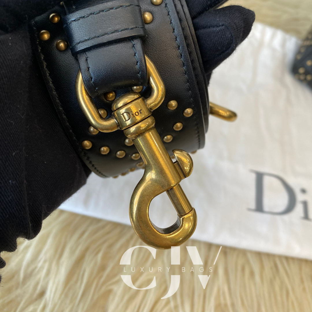 Lady Dior Studded Black