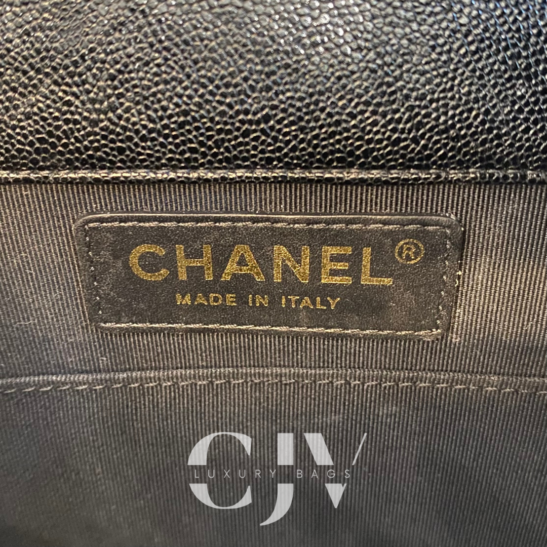 Chanel Leboy North South Black