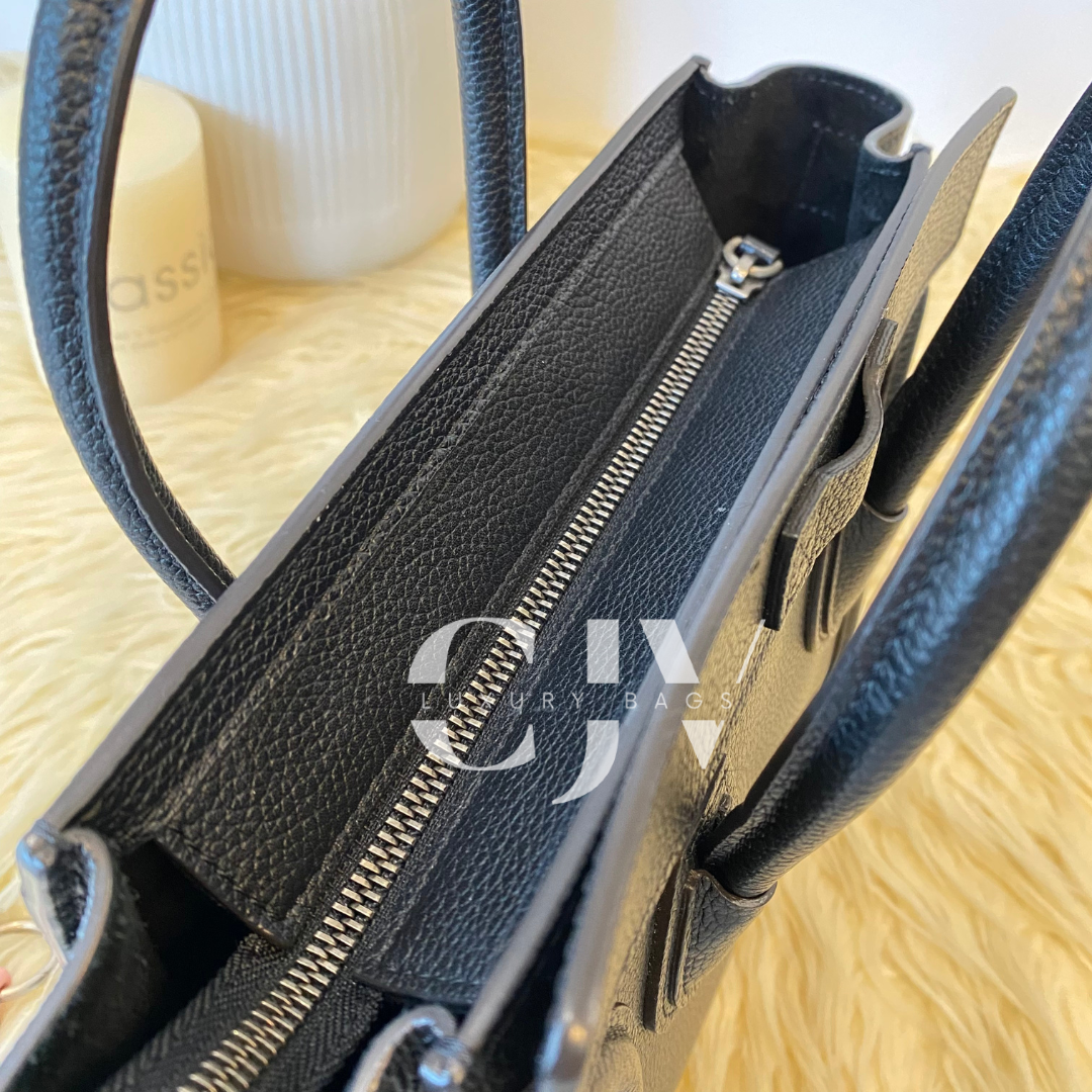 Celine Nano Luggage Black