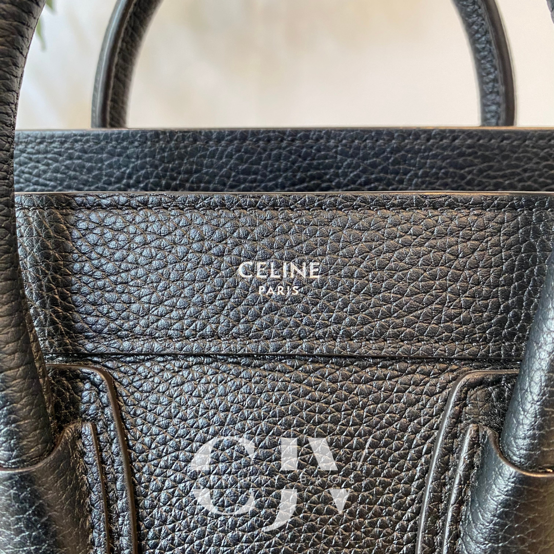 Celine Luggage Nano Black