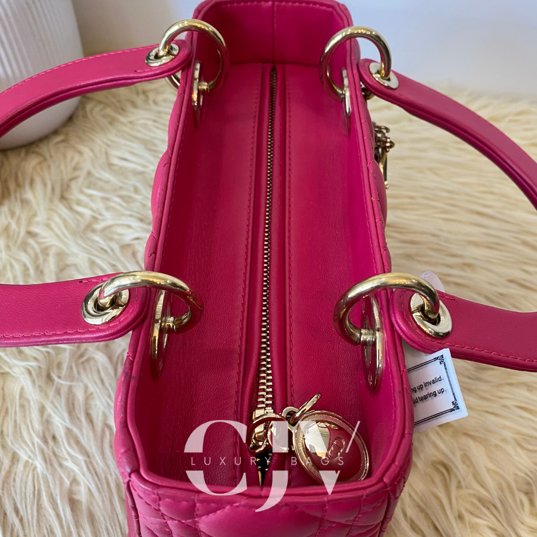 Lady Dior Medium Pink