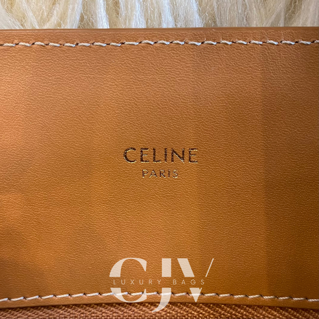 Celine Cabas Vertical Tote Small