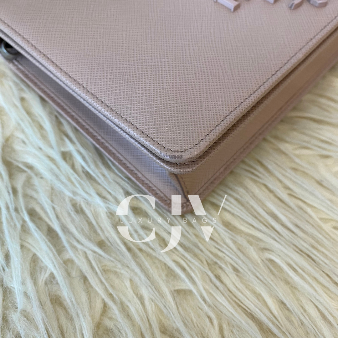 Prada Saffiano Woc Beige