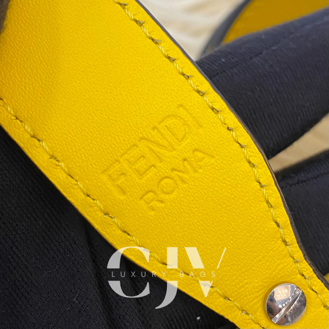 Fendi Flat Bagutte Yellow