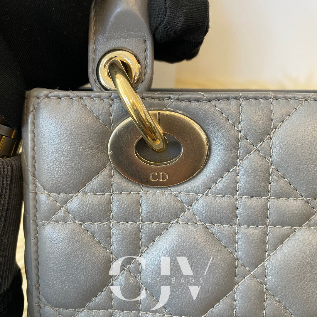 Lady Dior Small ABC Gray