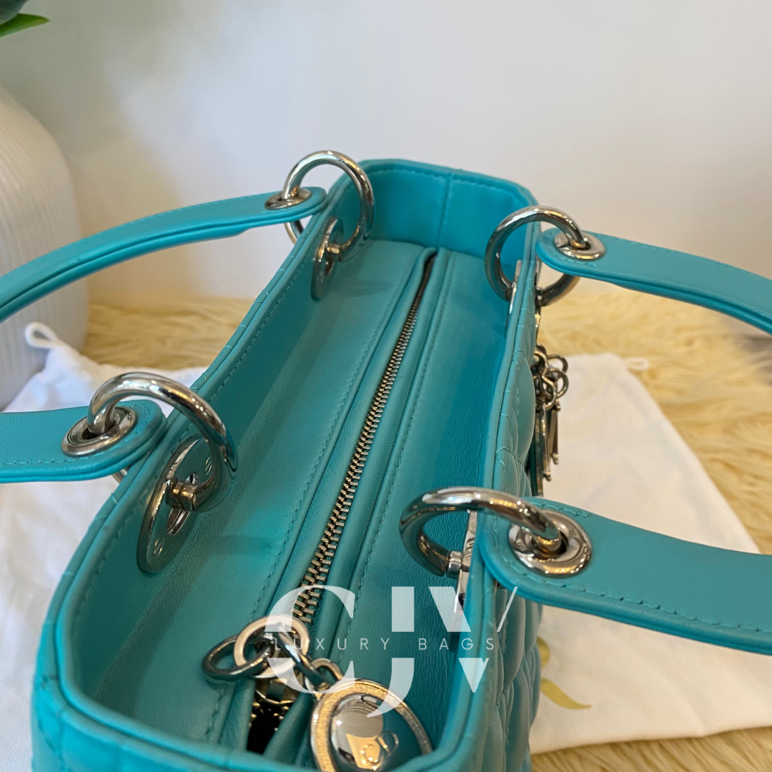 Lady Dior Medium Teal