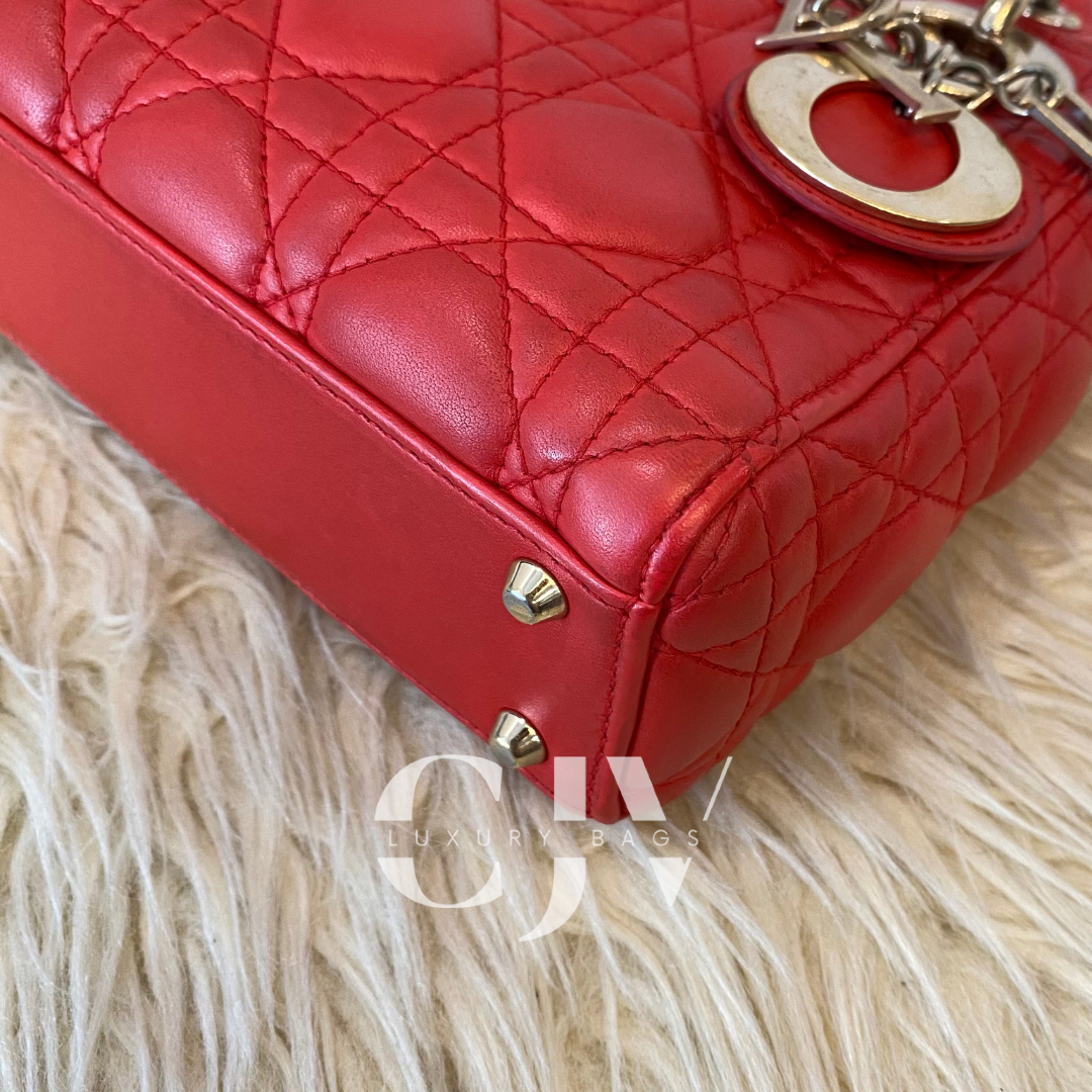 Lady Dior Mini Red