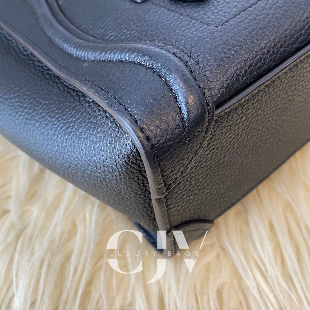 Celine Luggage Nano Black