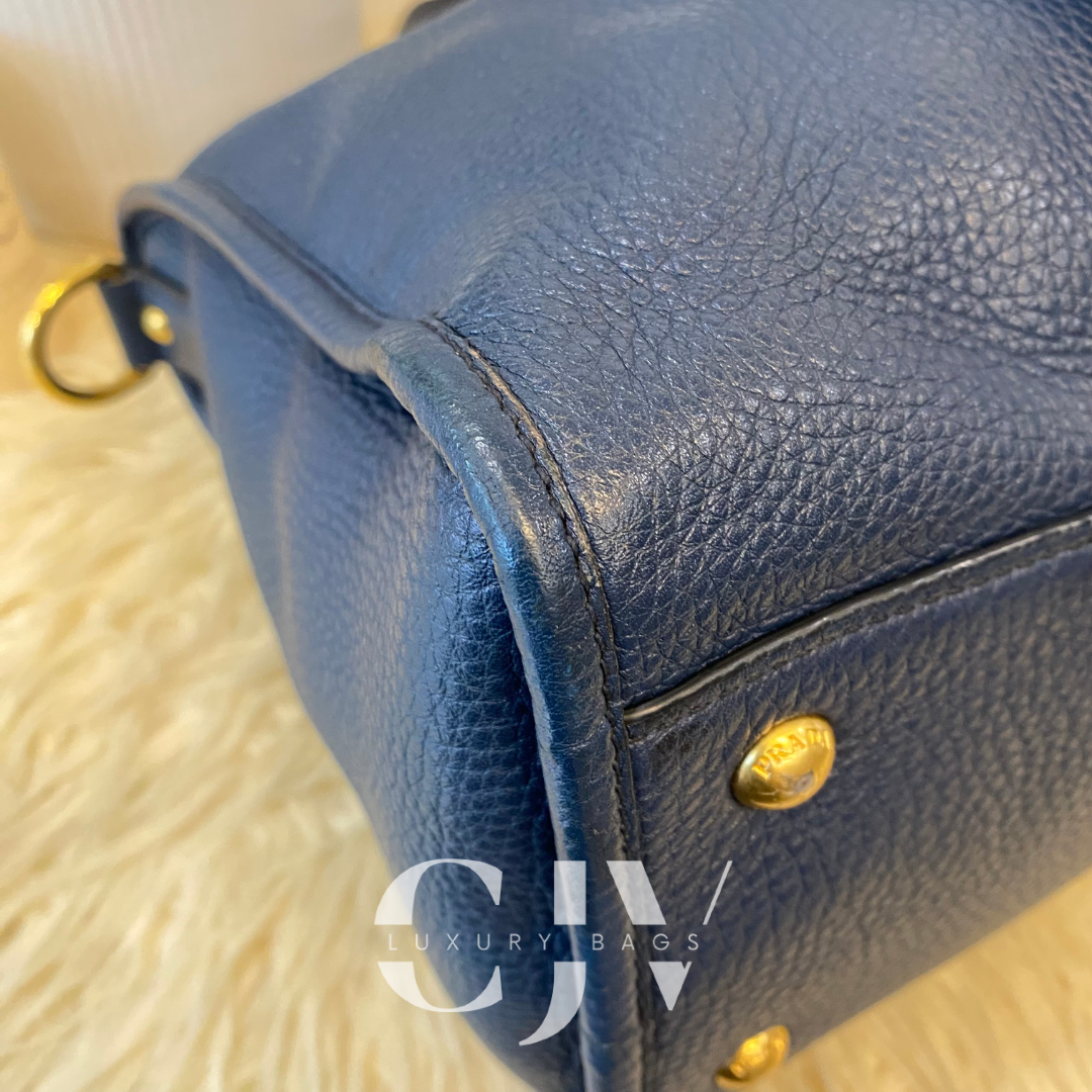 Prada Vitello Daino Blue