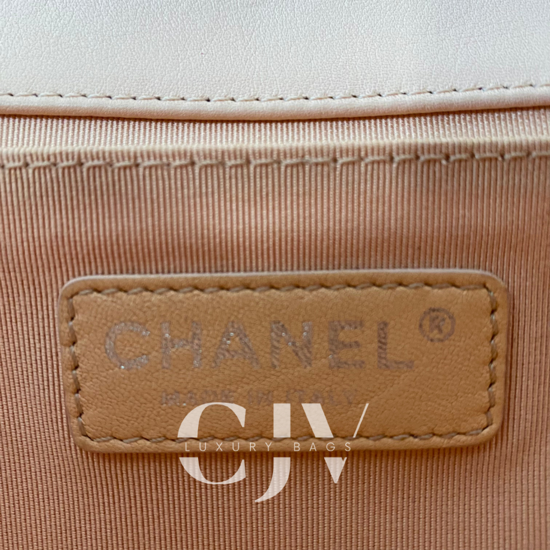 Chanel Leboy Old Medium Baby Pink Lambskin