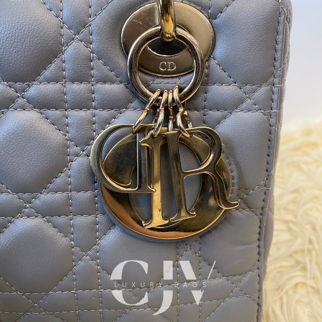 Lady Dior Small ABC Gray