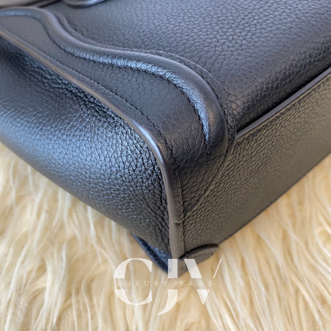 Celine Luggage Nano Black