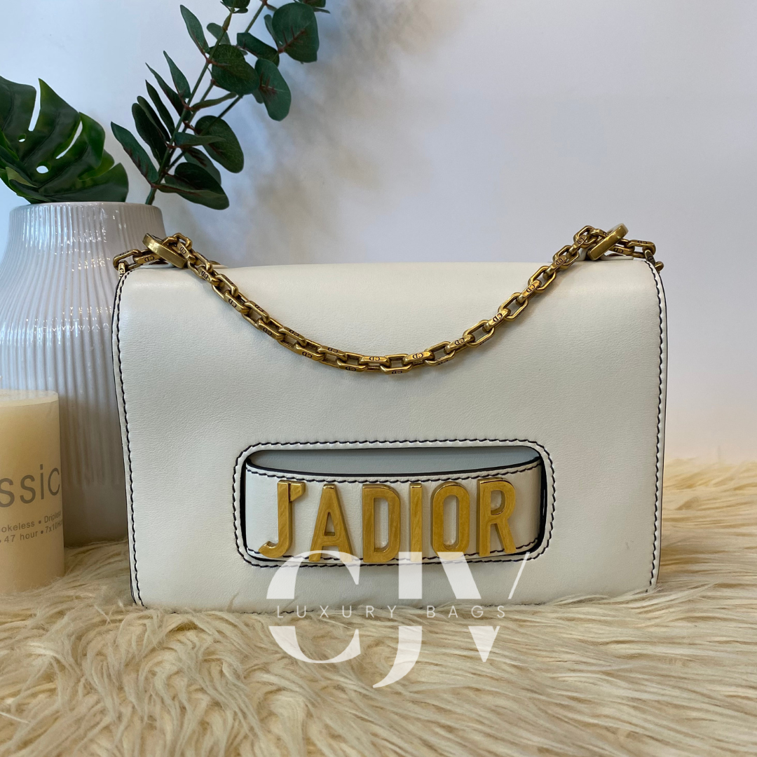 Dior J'Dior Chain White Bag