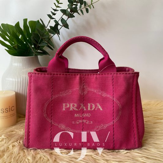 Prada Canapa Dark Pink