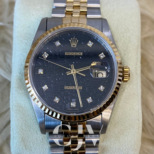 Rolex Datejust 36mm Black Computer Face