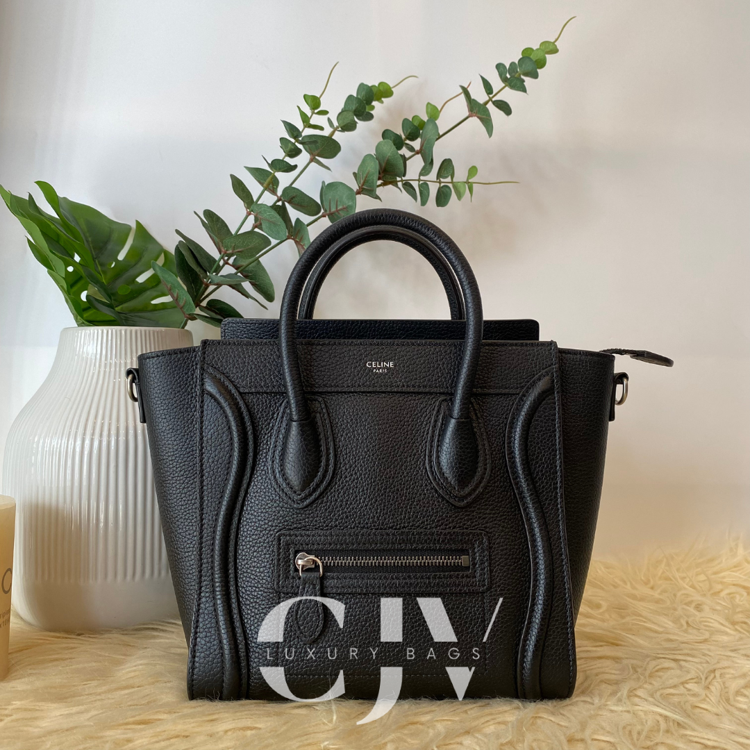 Celine Luggage Nano Black