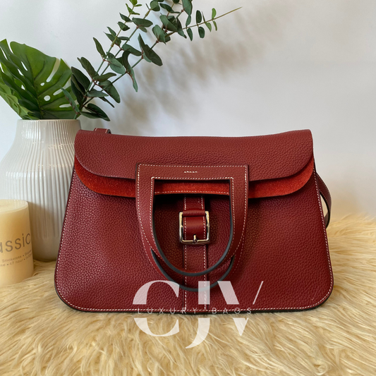 Hermes Halzan Bag Red