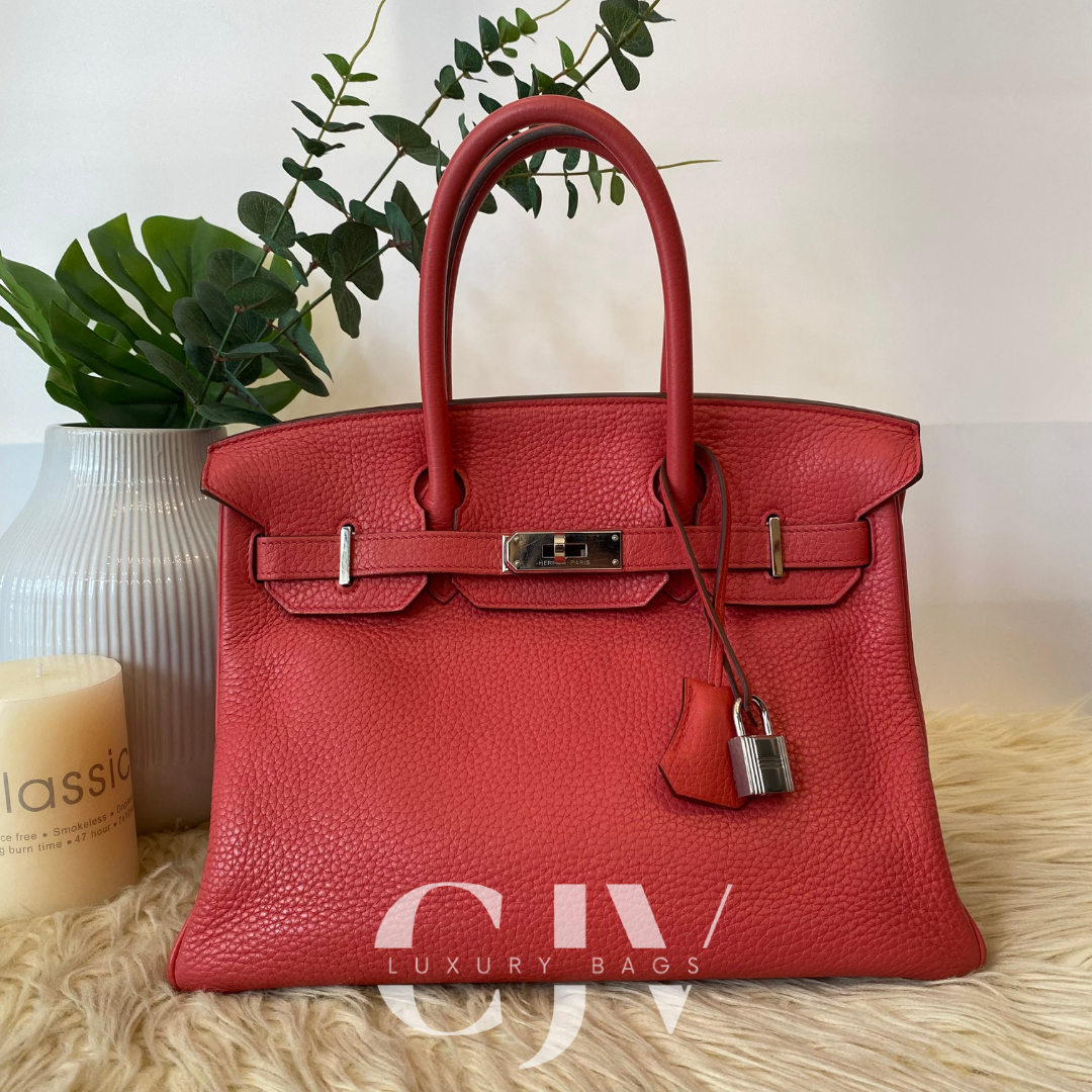 Hermes Birkin 30 Red PHW