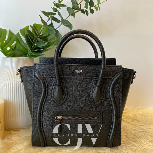 Celine Nano Luggage Black