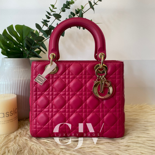 Lady Dior Medium Pink