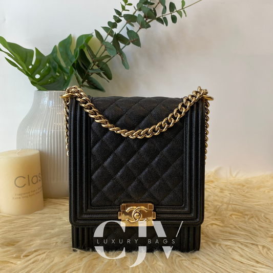 Chanel Leboy North South Black