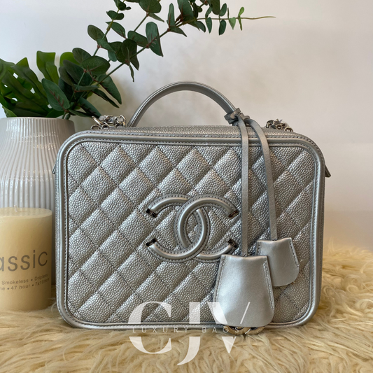 Chanel Vanity Silver