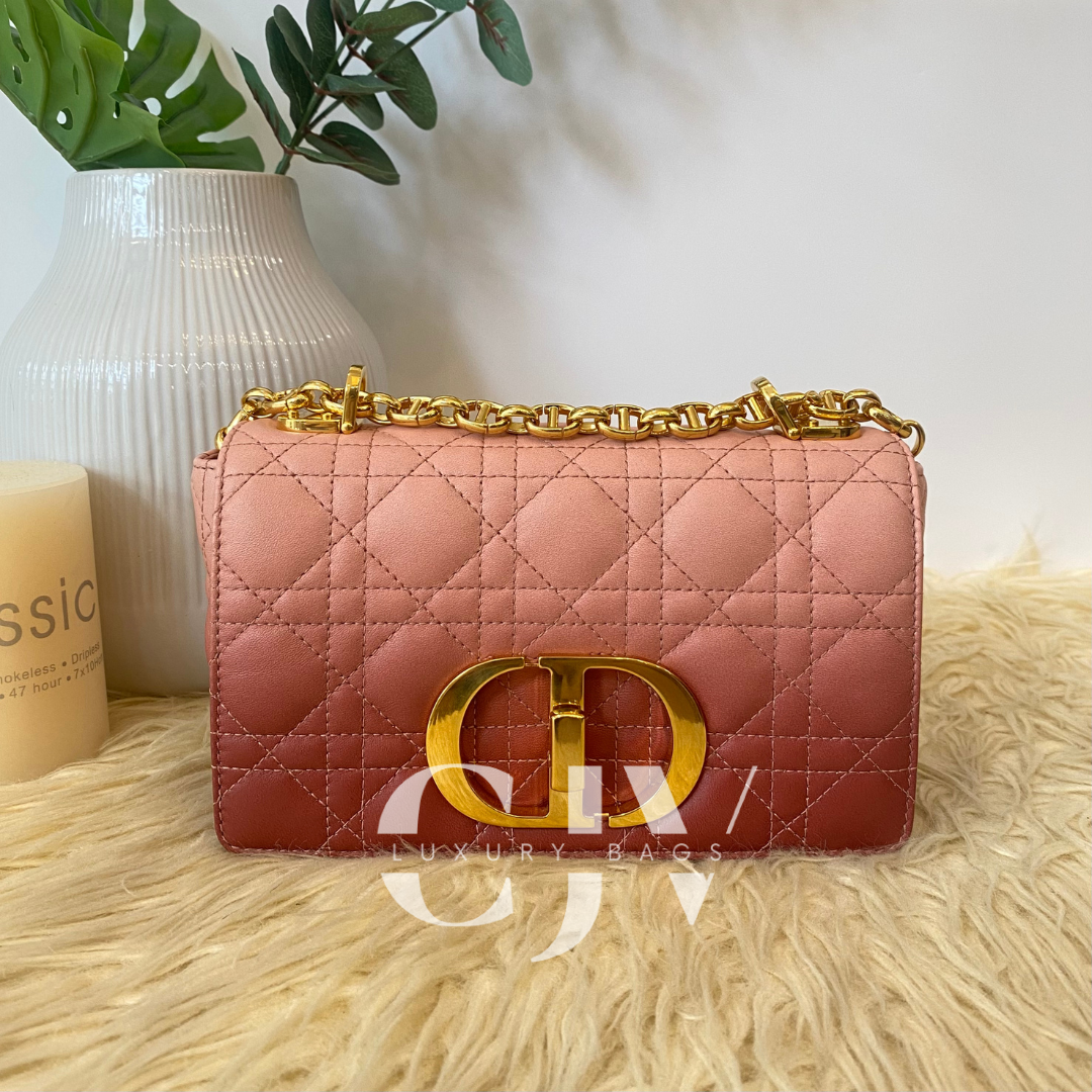 Dior Caro Small Ombre Red