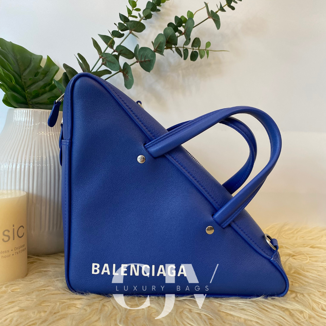 Balenciaga Triangle Duffle Blue