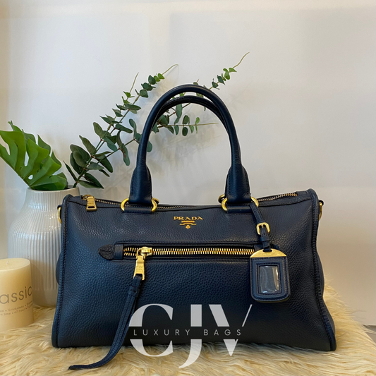 Prada Vitello Daino Blue