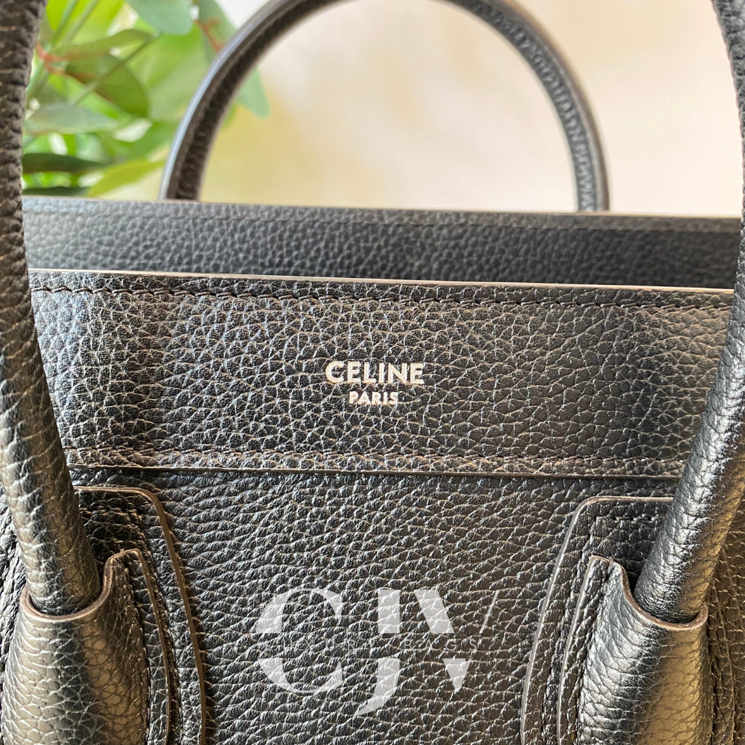 Celine Nano Luggage Black