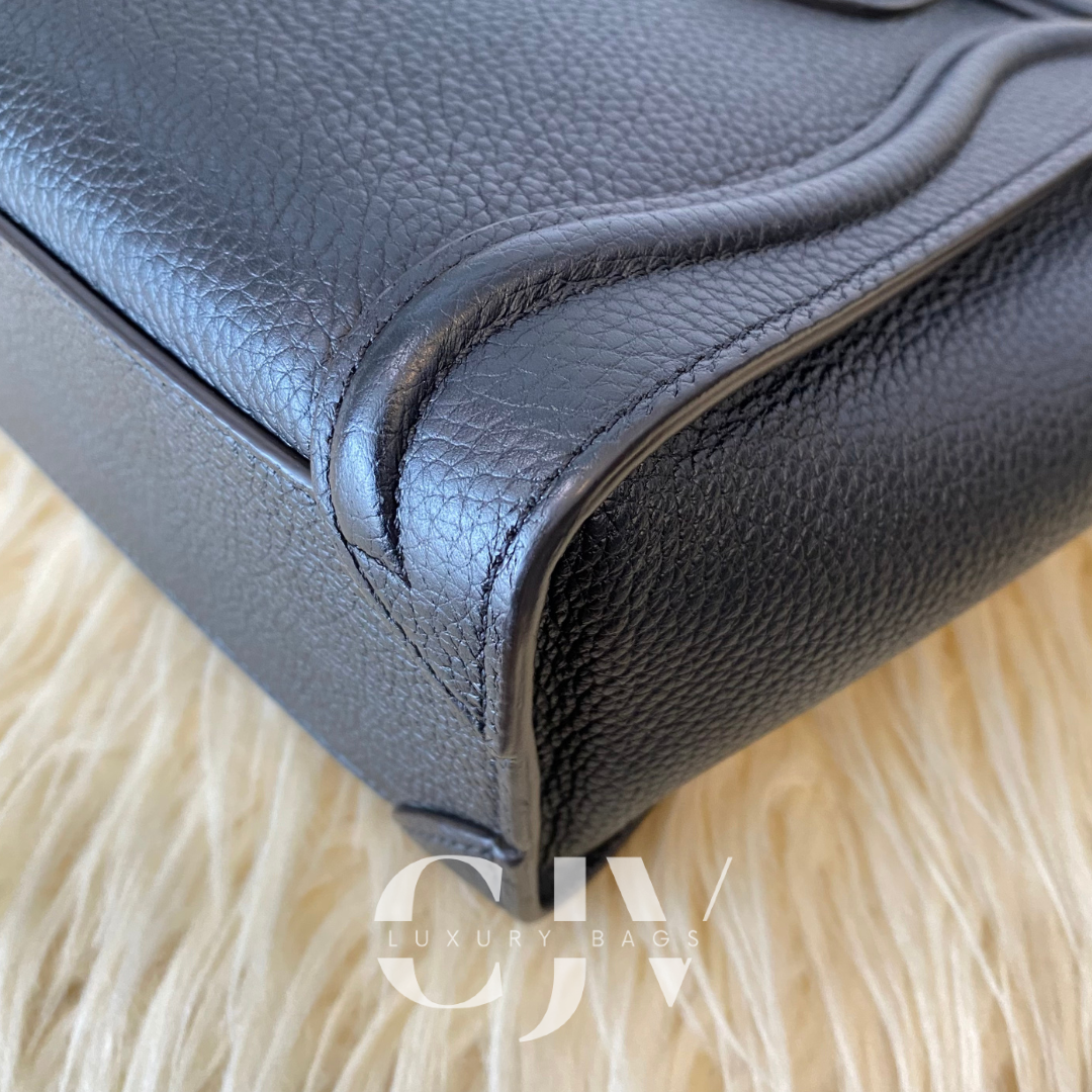 Celine Luggage Nano Black