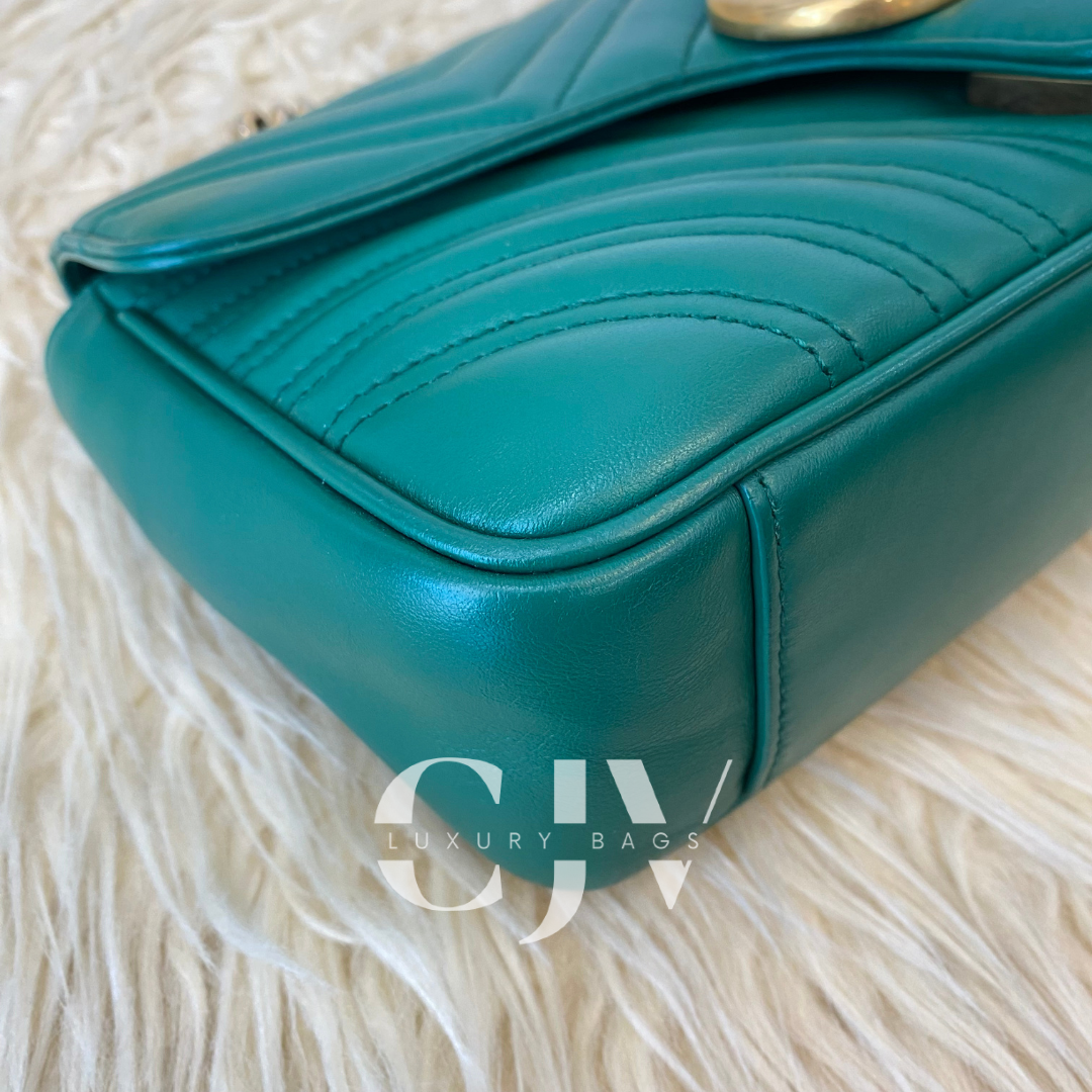 Gucci Marmont Flap Green