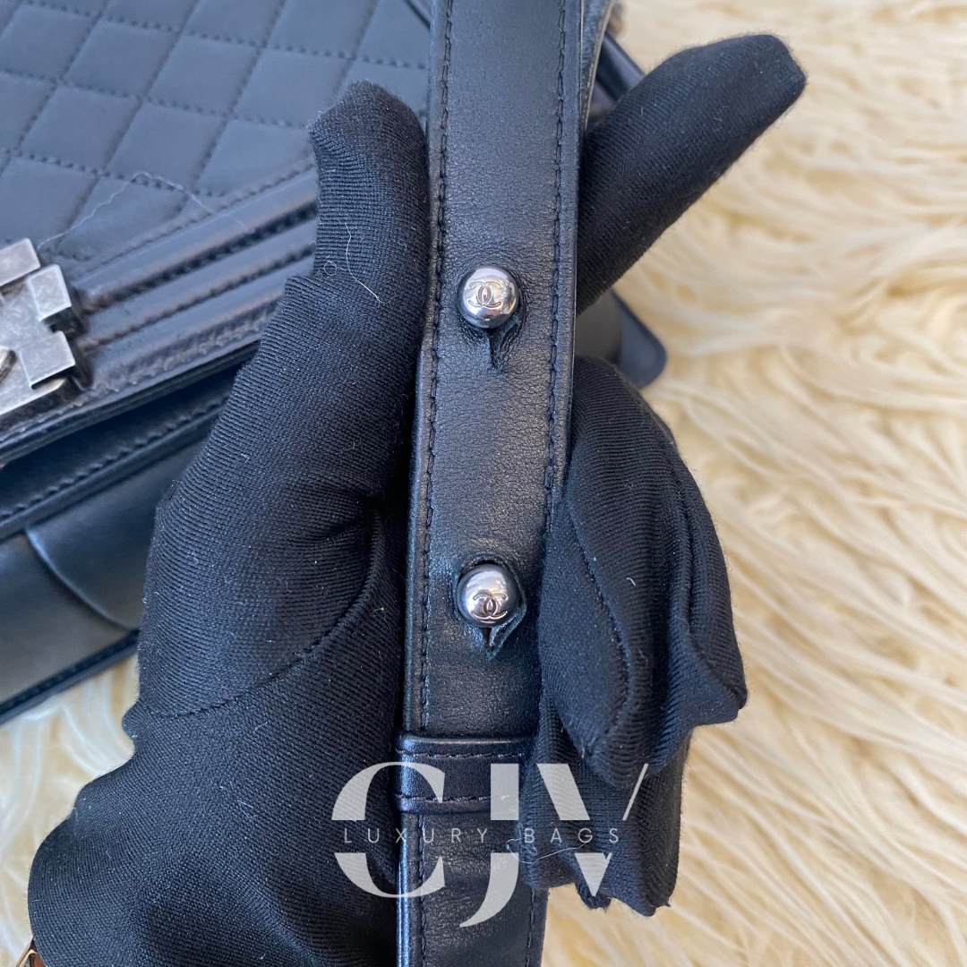 Chanel Leboy New Medium Black RHW (S19)