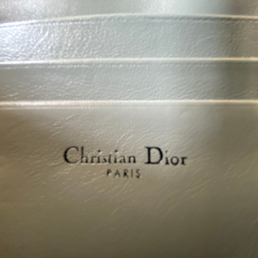 Dior Calfskin Macrocannage Mini Caro Gray