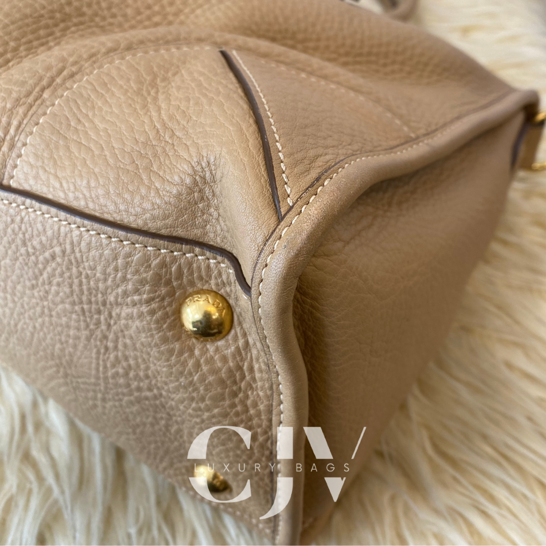 Prada Vitello Phenix Beige