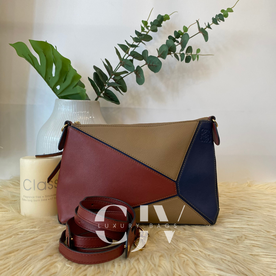 Loewe Puzzle Pochette Tricolor