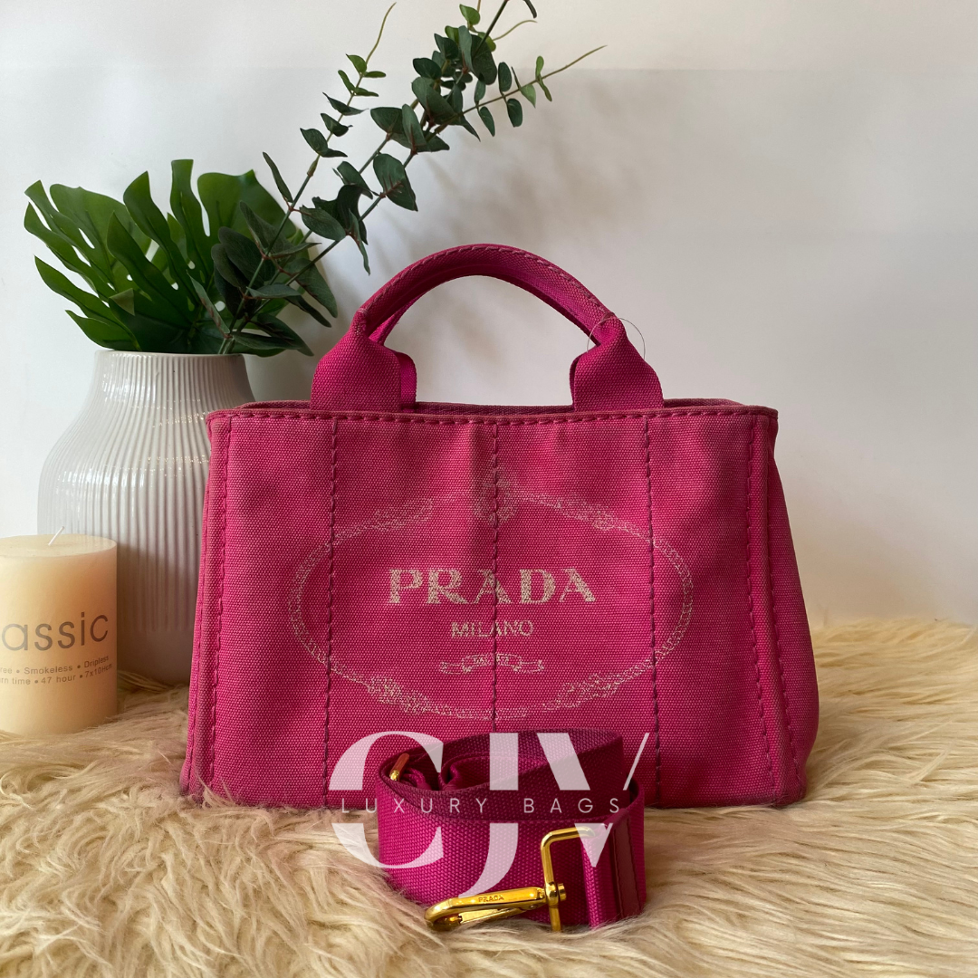 Prada Canapa Dark Pink