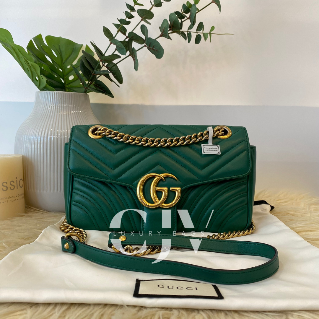 Gucci Marmont Flap Green