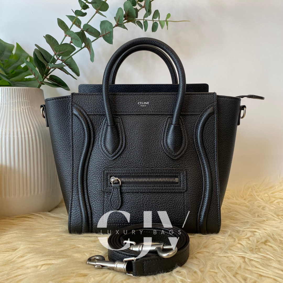 Celine Luggage Nano Black